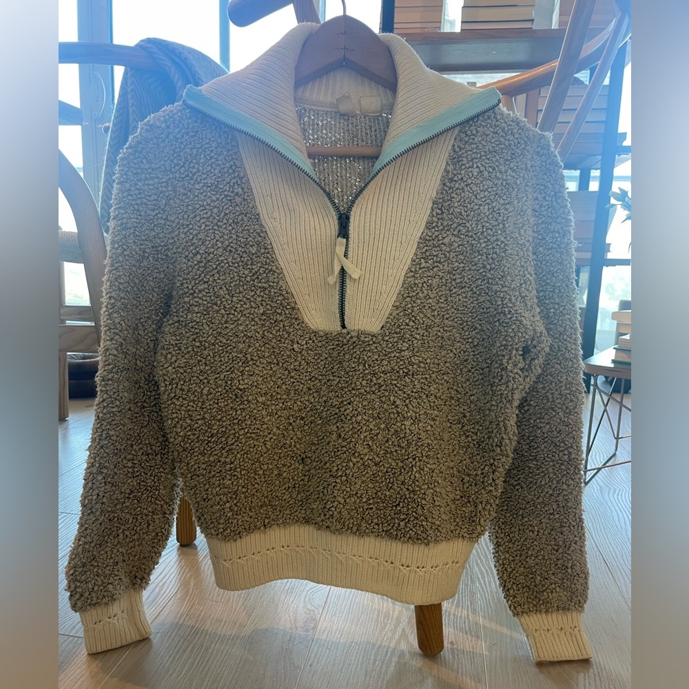 Anthropologie Quarter Zip pullover sweater